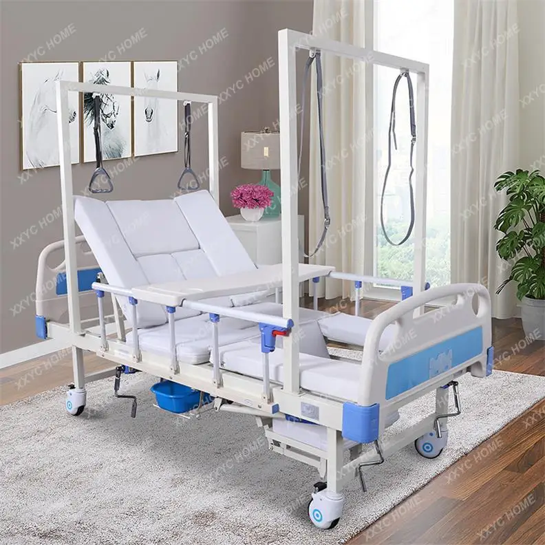 Medical orthopedic traction bed, turn over, elderly paralyzed, patient nursing bed, home multi-purpose hospital bed