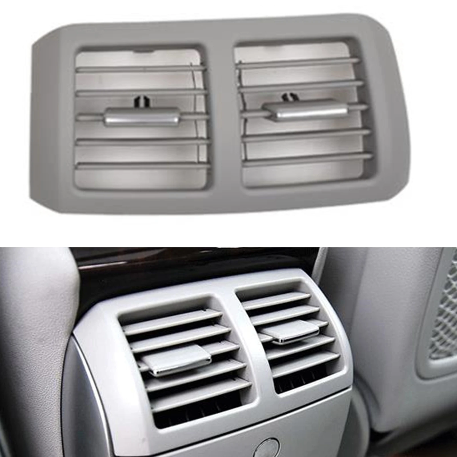 For Mercedes-Benz R Class W251 R350 Rear Center Console A/C Air Outlet Vent Grille Cover Dashboard Conditioning Grill Frame Mesh