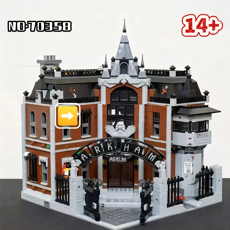 

Новинка в наличии: Конструктор FIT 76300 Hero Series Arkham Asylum, модель из строительных блоков, игрушки для детей и взрослых, подарки на день рождения, декор для дома