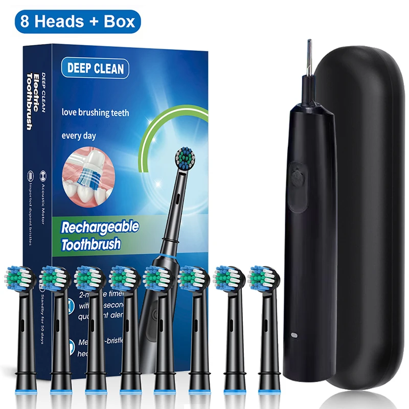 Black 8 Heads Box
