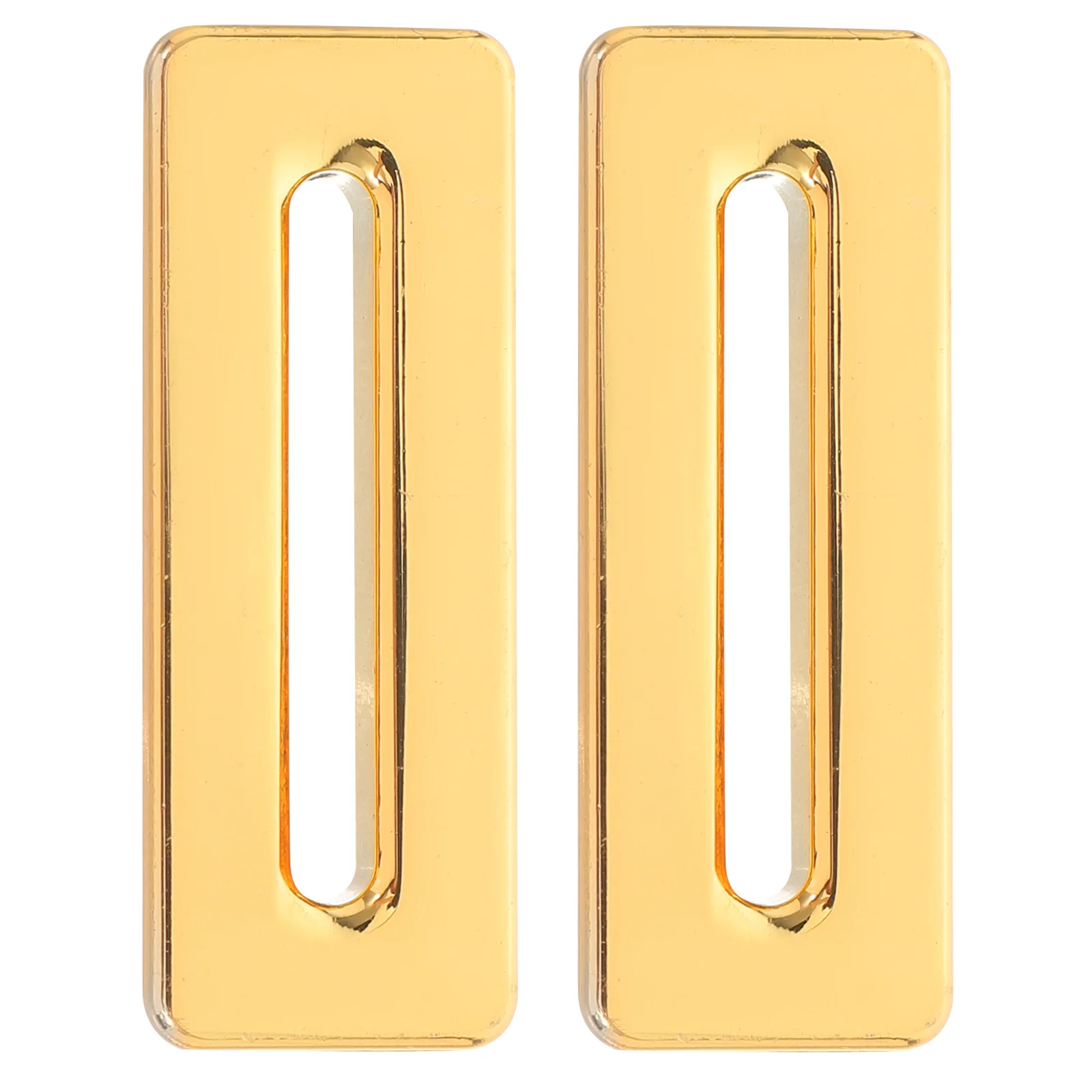 

2 Pcs Overflow Hole Cover Basin Ring Kitchen Cap Covers Small Sink Golden Insert for