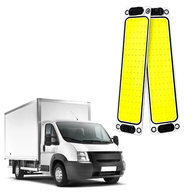 

2-светодиодные внутренние фонари автомобиля, светодиодный автомобильный купольный светильник, самоклеящаяся лампа для грузовика, высокая яркость, потолочный светильник для внутренней пластины