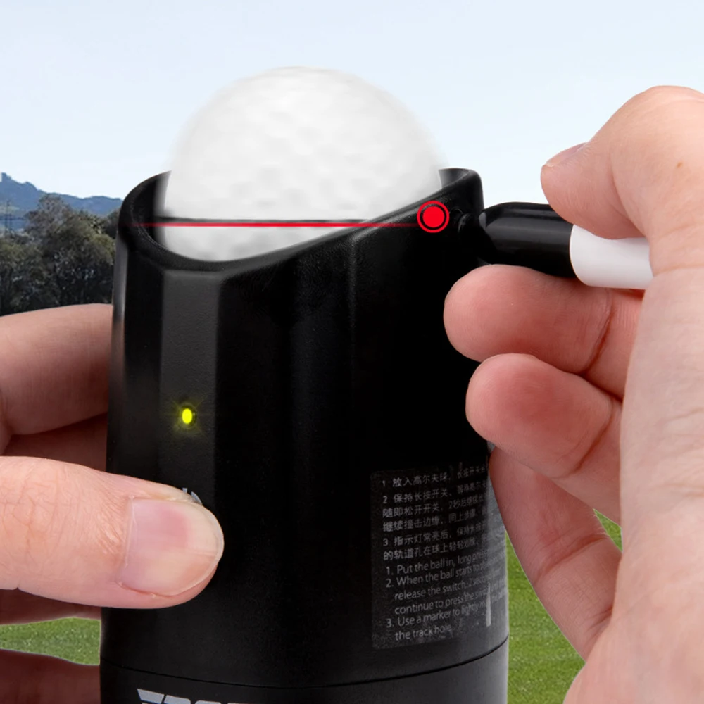 PGM Golf Electric Scriber Golf Ball Scriber Precise Find Center of Gravity Distribution Line Golf Accessories Easy to Operate