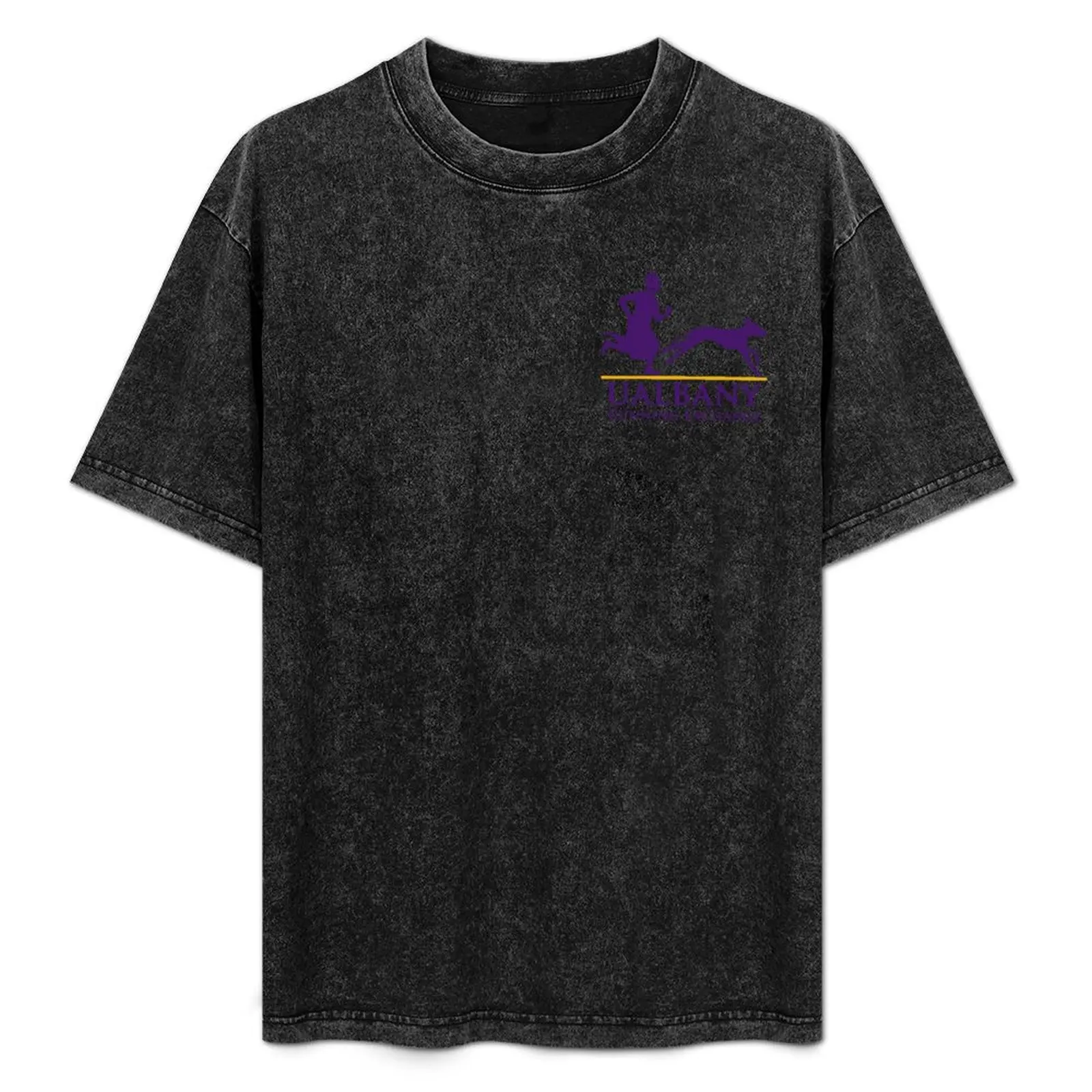 UAlbany Running Exchange full color logo T-Shirt plus size tops blue archive funny t shirts men