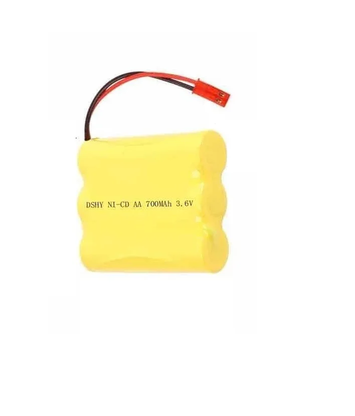 3.6V 700mah NiCD Battery Pack For RC Toys Car Tanks Trucks Trains Boats RC Toys Model Battery 3.6V Rechargeable Battery