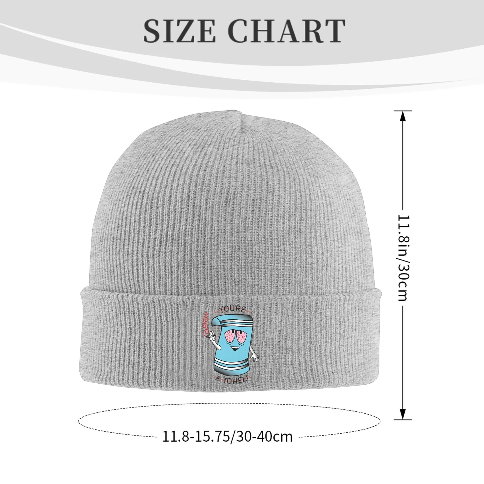 Souths Parks Youre a Towel Knitted Hat  Funny Caps Men Women Gym Beanie Hats Autumn Design Elastic Bonnet Hats