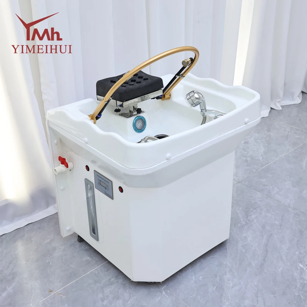 

Head Circulation Therapy Steamer Shampoo Bowl Professional Salon Furniture Portable Head Spa Salon