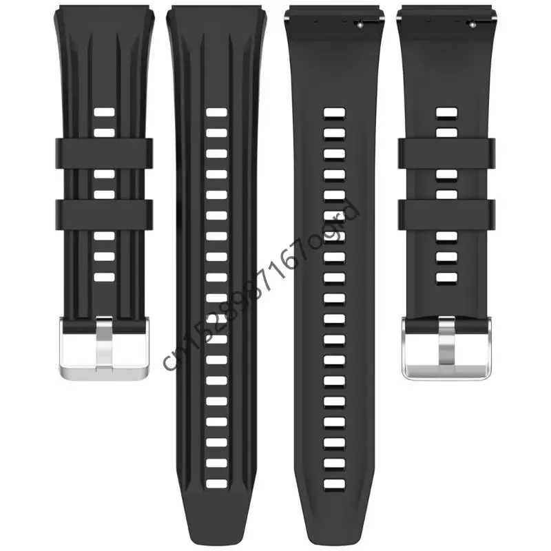

Universal 22mm Adjustable Silicone Band For 46mm Watches Sweatproof Comfortable Design 634A