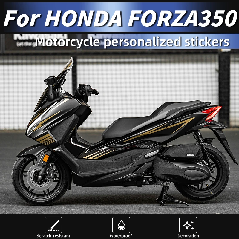 

Suitable for Honda Forza NSS350 Graphic Decals Hydrophobic Easy-Clean Custom Design Mod Parts-LH