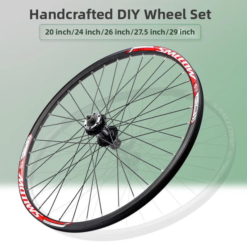 

Набор колес для горного велосипеда, маленькие колеса, складной велосипед, двухслойный обод, 20/24/26 дюймов, 27,5 дюймов, 29 дюймов, детали оборудования для езды на велосипеде