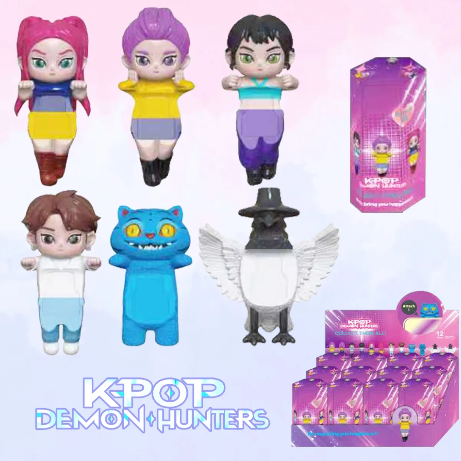 

Аниме Kpop Demon Hunt слепая коробка серии фигурка тигра игрушка украшение стола статуи орнамент Хэллоуин/Рождество подарки для детей