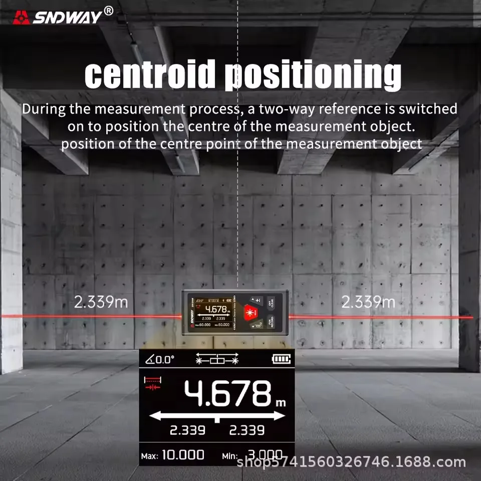 

SNDWAY SW-DR/DG Series 2 Way Laser Measure Meter Rangefinder Red Green Laser Distance Meter 60M 100M Mini Digital Range Finder
