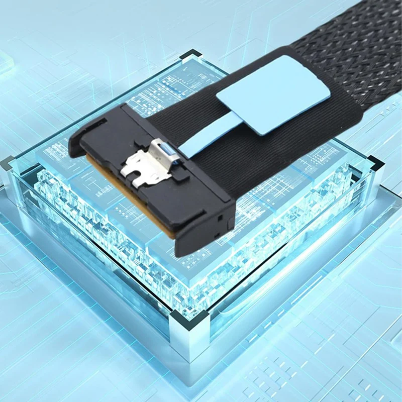 Top-Mclo X8 MCIO 8I(74P) auf Dual SFF-8087 Kabel PCIE5.0 Server Adapter Kabel Anschlusskabel Server Adapter Server Kabel