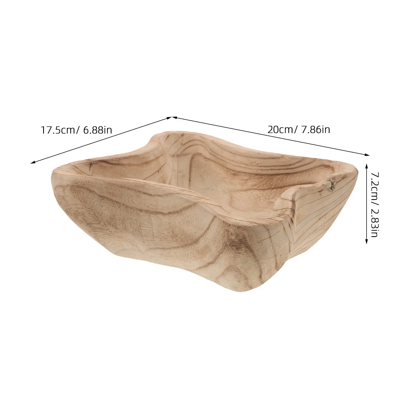 Hand Carved Root Wood Ritual Altar Bowl Meditation Tray Wiccan Witchcraft Offering Ceremony Supplies Root Wood Crafts Bowl