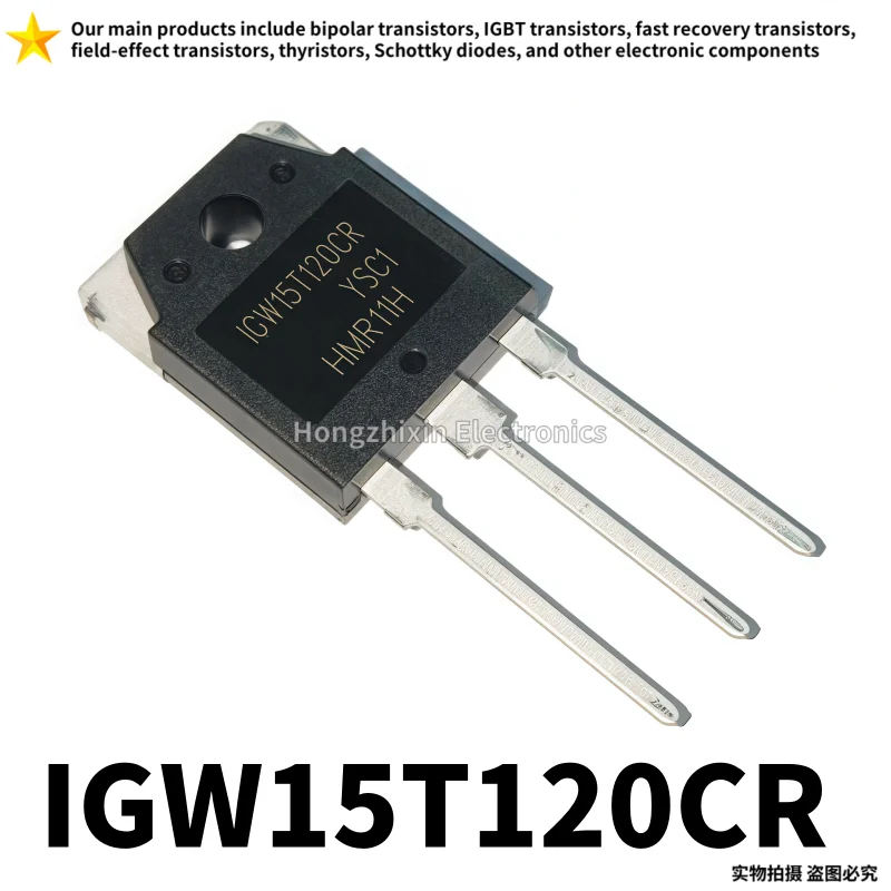 

10PCS IGW15T120CR TO-3P IGW15T120 IGW15T120C 15T120CR 15T120 15A 1200V IGBT power transistor