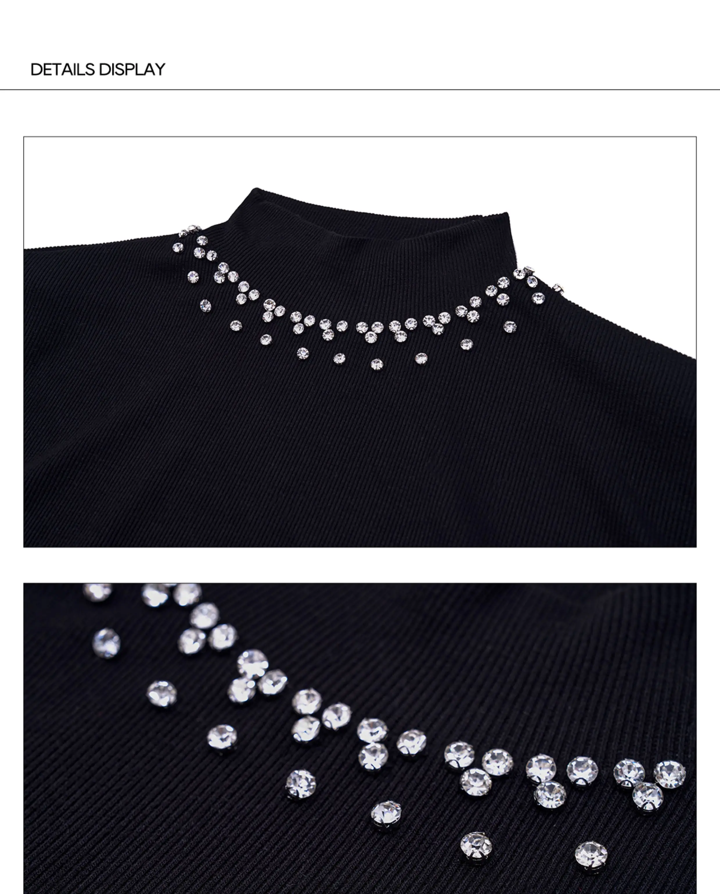 high street Half High Neck Slim Fit Base Tees T-shirt Men's A Sense Luxury Basic Interior with Long Sleeved T-shirt Tops