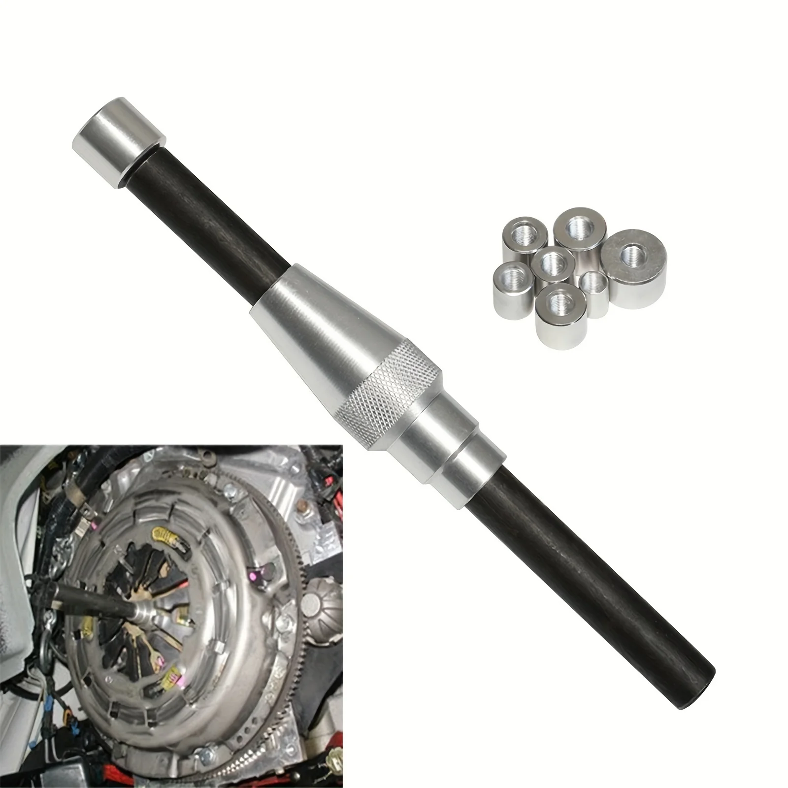 クラッチアライメントツールキット、10個のユニバーサルクラッチアライメントアライナーツールセット、軽トラックトラクター用自動車修理ツール