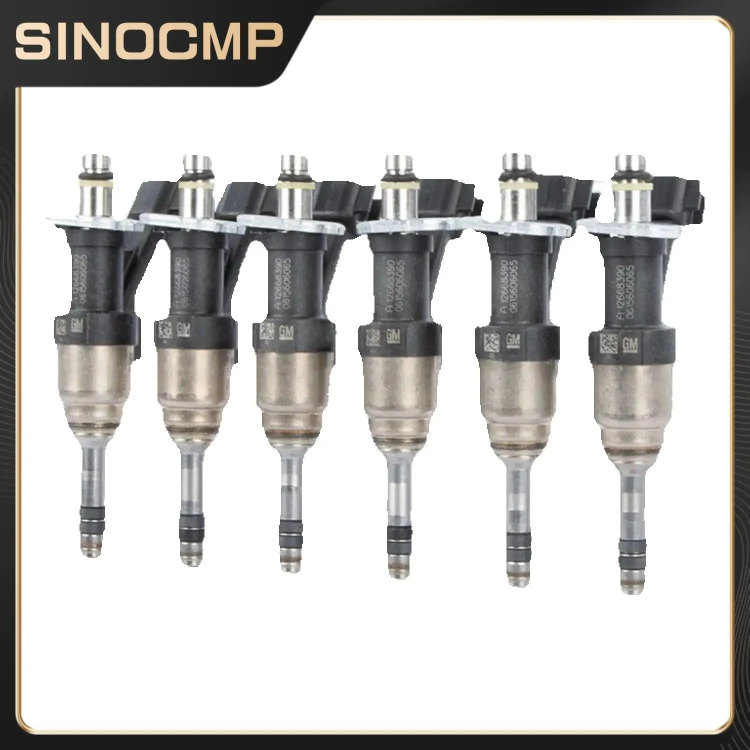 

Six Piece Fuel Injector Set 12668390 0280150943 FOR Chevrolet Silverado Sierra 4.3L V6