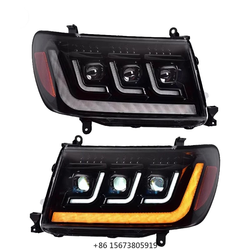 

for 100 LC100 1998-2007 Car Front Projector Auto Light System Headlamp Upgrade Headlights