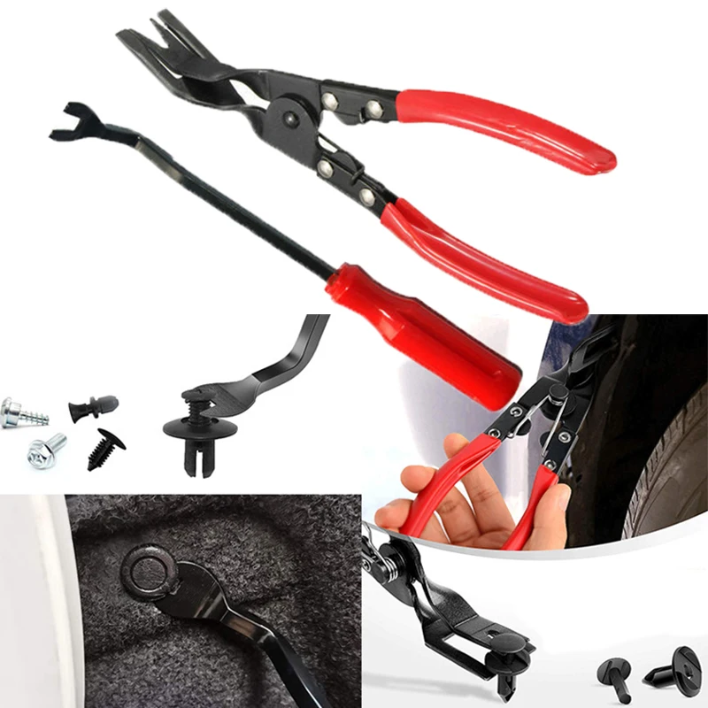 Car Headlight Repair Installation Tool Trim Clip Removal Pliers Van Door Panel Fascia Dash Upholstery Removal Tool