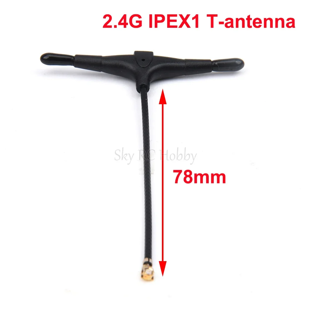 NEW 2.4GHz IPEX1 UFL Mini T-antenna 78mm / 120mm / 220mm Suitable For FPV Nano RX 2.4G ELRS Receiver for Blacksheep TRACER Drone