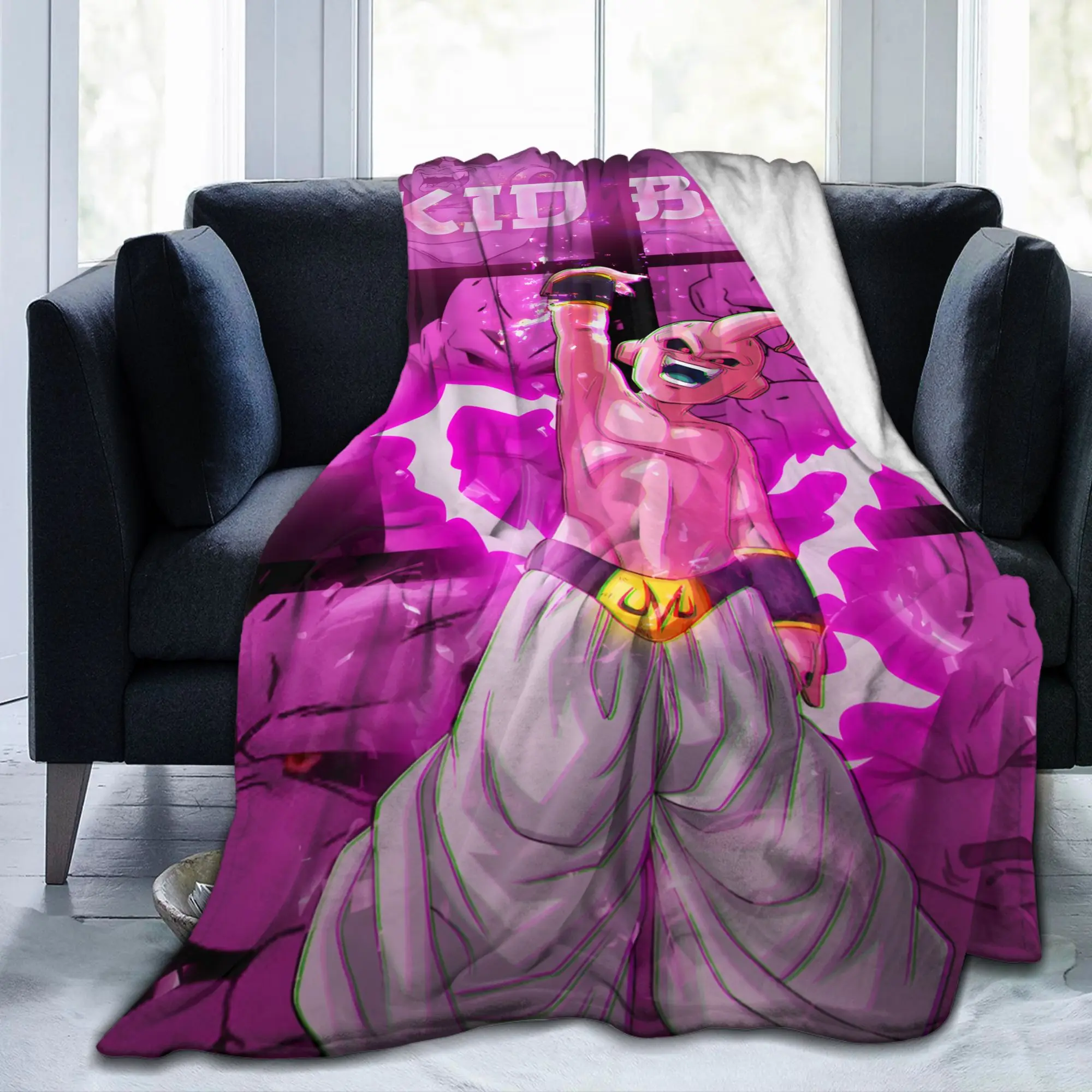 D-Dragon B-Ball Supers Buus Blanket 3D Printed Soft Flannel Fleece Warm Cartoon Monster Majins Throw Blankets Car Bed Sofa Quilt