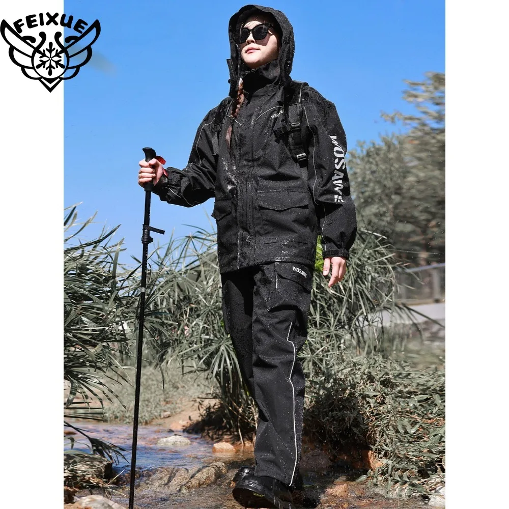 

Motorcycle Raincoat Suit Prevention Jacket Pants Camping Hiking Fishing Raincoat Moto Raincoat Motorcyclist Rider Rain
