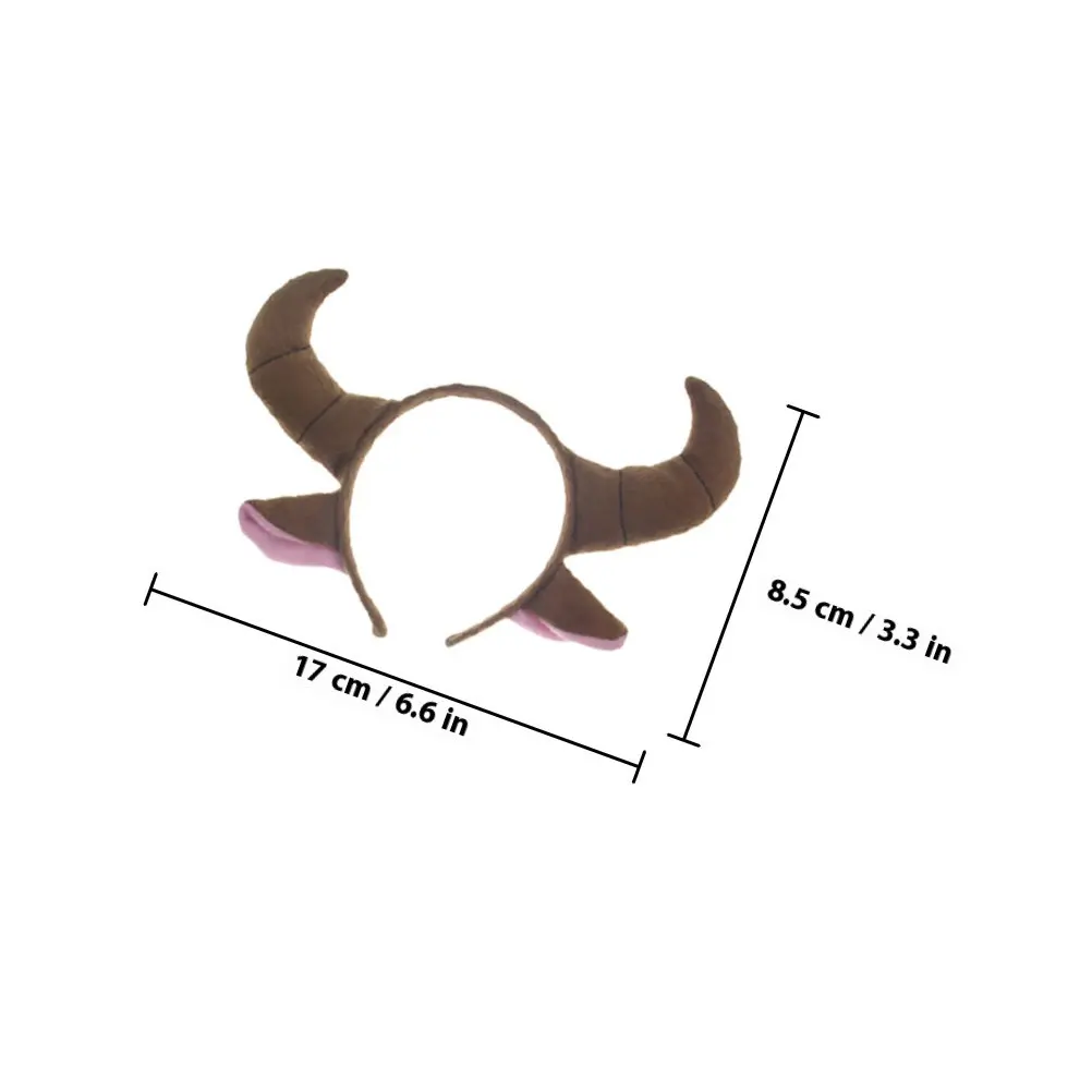 1Set Animal Headband Costume Set Exquisite Hair Clasp Design Adorable Animal Ear and Tail for Halloween Cosplay Supplies Party