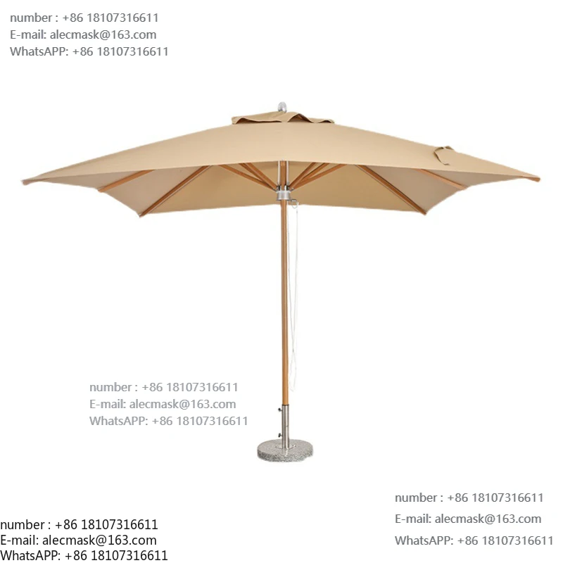 

Outdoor Aluminum Sun Umbrella Parasol Cafe Garden Umbrella