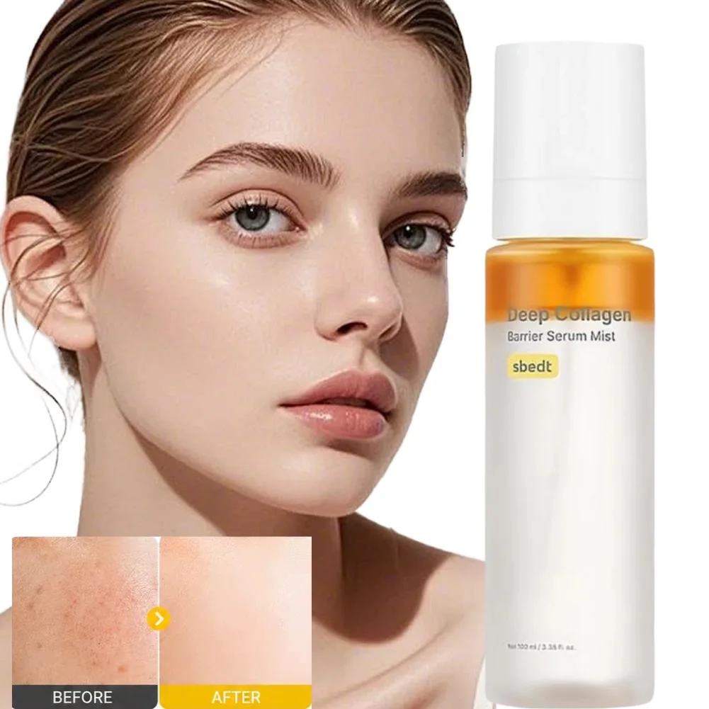 SBEDT 100ml Deep Collagen Barrier Essence Spray Ceramide Soothes Facial Redness Korean Skin Care Moisturizing Before Makeup