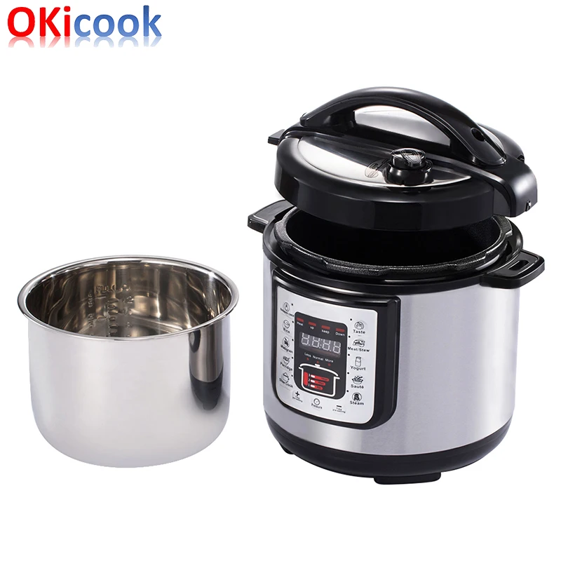 Electric Pressure Cooker Okicook 8L 10-in-1Multifunctional Aluminum Alloy Instapot Duo Plus Multicooker