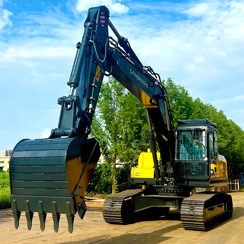 EPA Customized Wholesale 80 HP Home Use Excavator Agricultural Diesel Trencher 2250 KG High Horsepower Hydraulic Crawler Digger