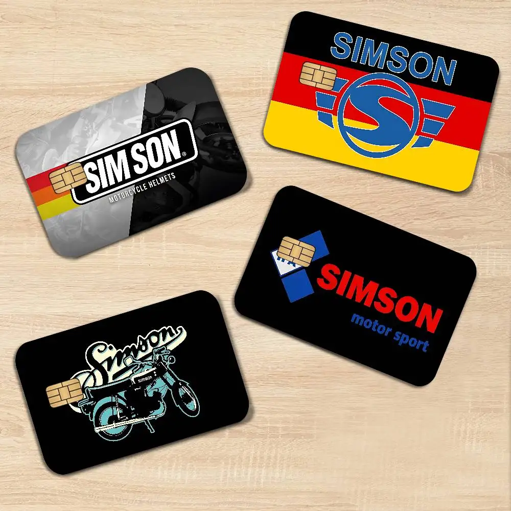 Simsons Credit Card Skin Stickers No Adhesive Residue Water Proof for VISA Credit Card Subway Access Card