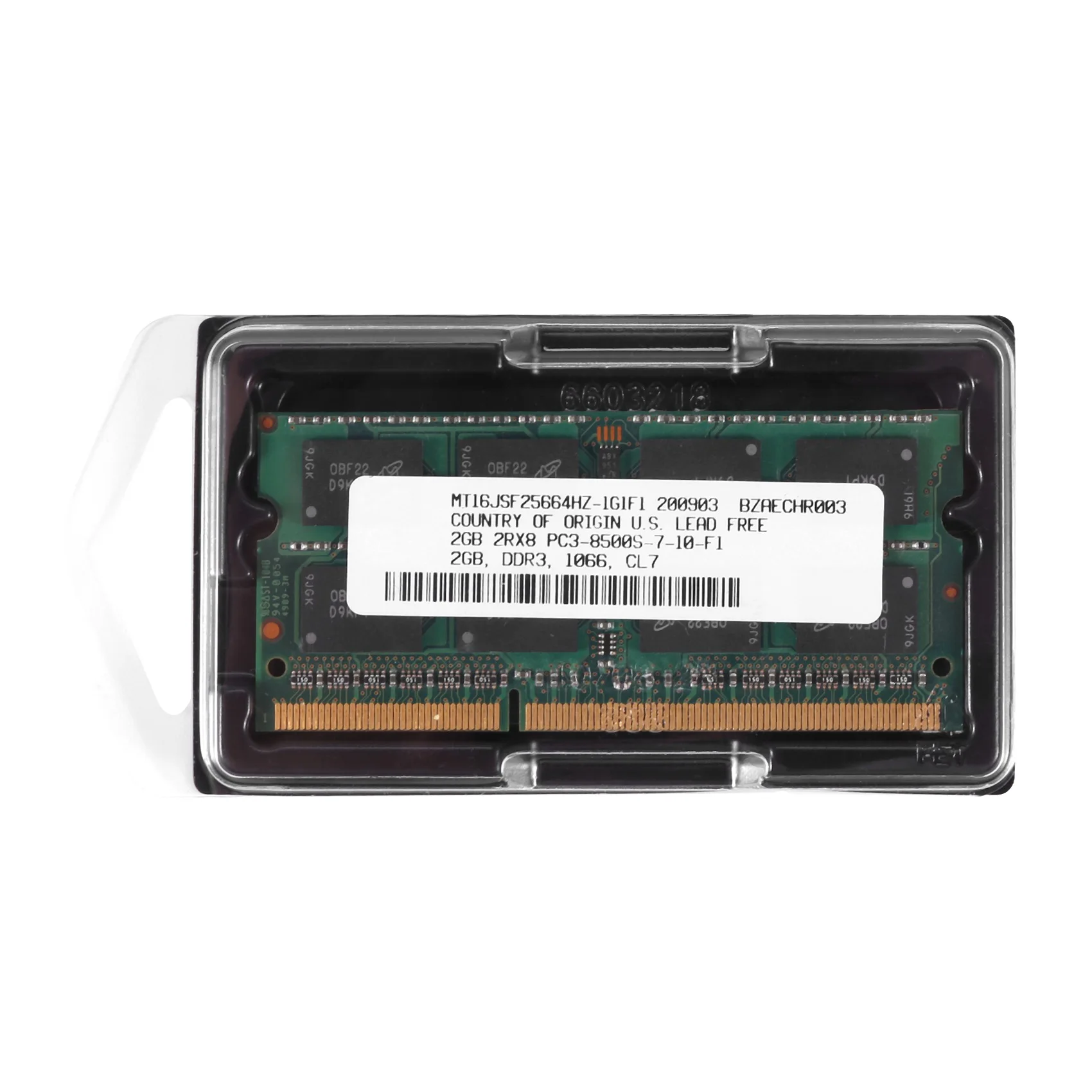 RISE DDR3 2 ГБ оперативной памяти для ноутбука 2RX8 PC3-8500S 1066 МГц 204 контакта 1,5 В Оперативная память для ноутбука