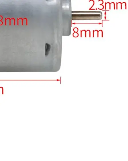 

High-Speed 380 Small DC Motor 5-12V High Torque High Power Model Electric Tool Part with 4A Starting Current