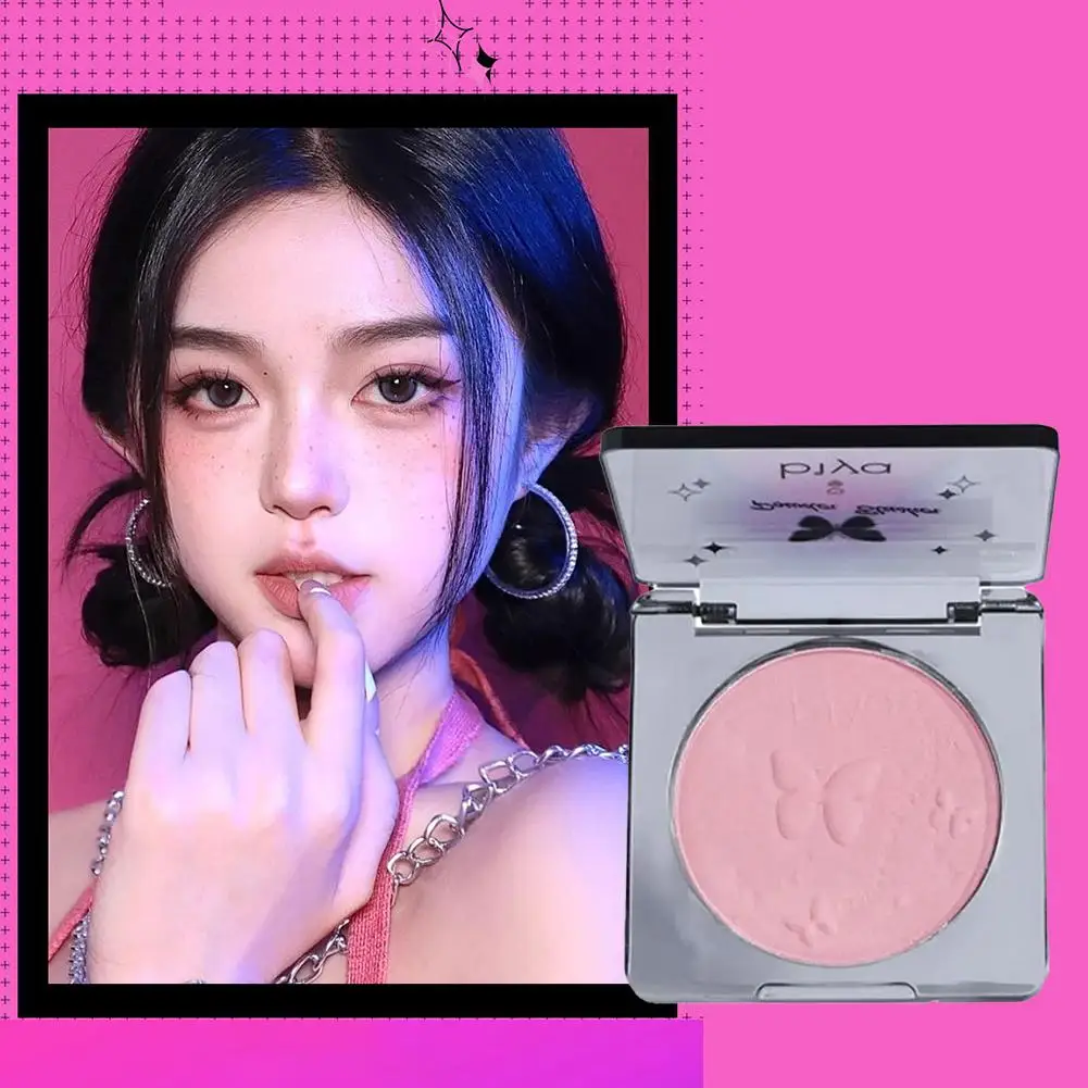 Embossed Colors Nourishing Makeup Brightening Complexion Waterproof Face Rouge Soft Lasting Powder Blusher Natural I8L0