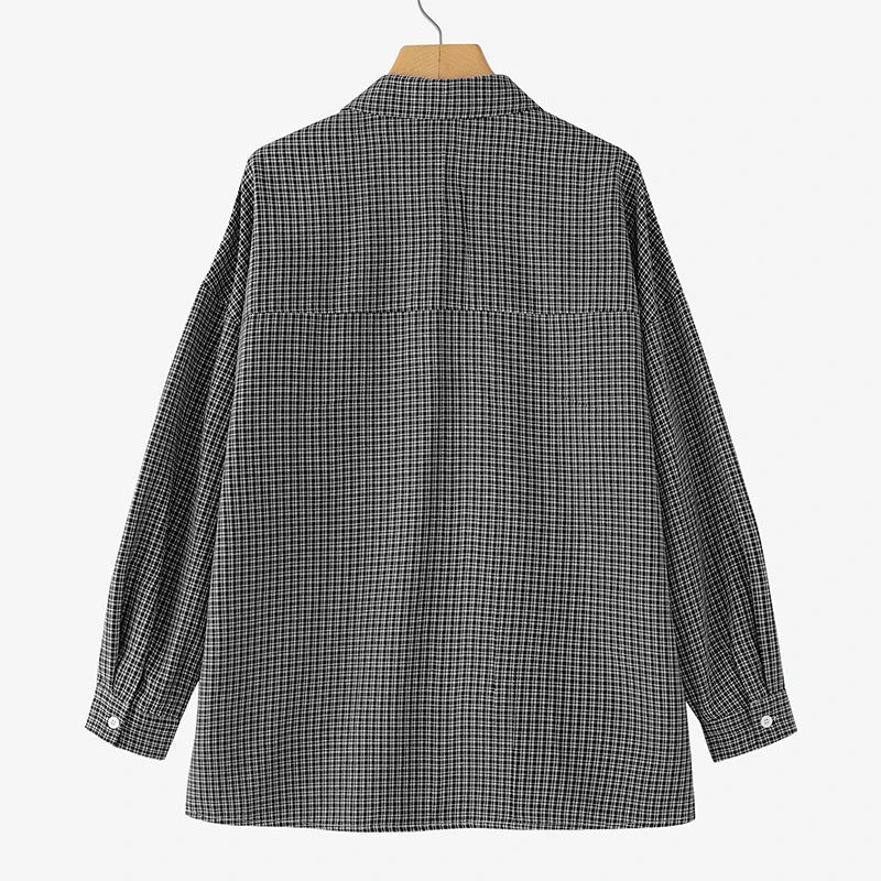 เสื้อเชิ้ตลายสก็อตผู้หญิง ZANZEA รุ่นปี 2025 เสื้อแขนยาวแฟชั่นลำลองทรงหลวมติดกระดุม สไตล์หรูหราสำหรับสุภาพสตรีทำงาน