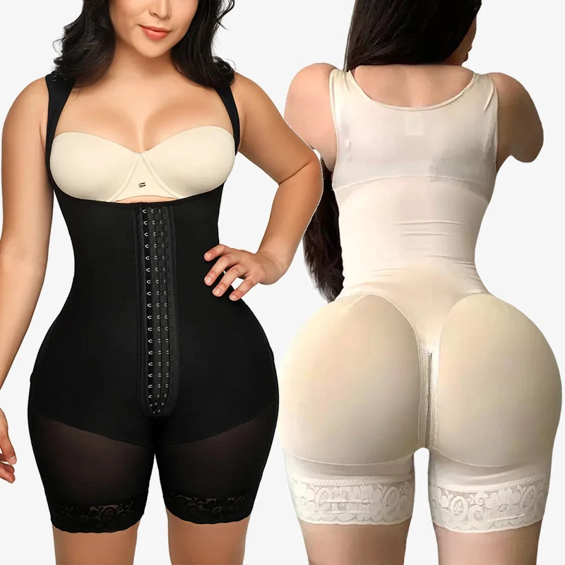 

Fajas Reductoras Body Shaper Slimming Sheath Flat Belly Shapewear Tummy Control Bodysuit Postpartum Bodices Girdles Woman Corset