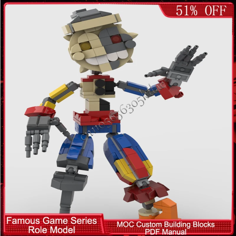 301 SZT. Popularna Seria Postaci z Gier Shadow Veil MOC Personalizowane Modułowe Klocki Konstrukcyjne Proste Klocki Zabawka DIY dla Dzieci Prezent Urodzinowy