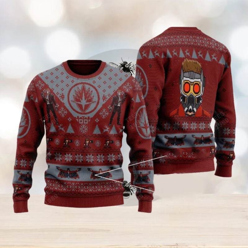 

Marvel Christmas Ugly Sweater Galaxy Guardians Star Quest Creative Hoodie Sweater Fashionable Cool Personalized Unique Dressing