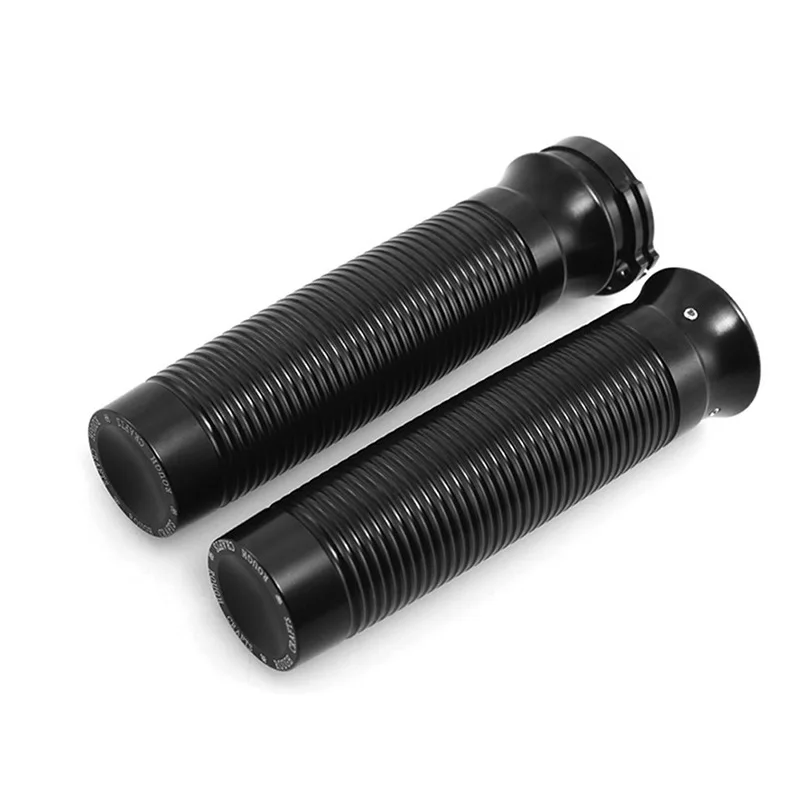 Motorcycle Hand Grips Aluminum Handlebar Grips For Harley 883R Sportster Street Bob Low Rider Chopper Bobber W/ 1\