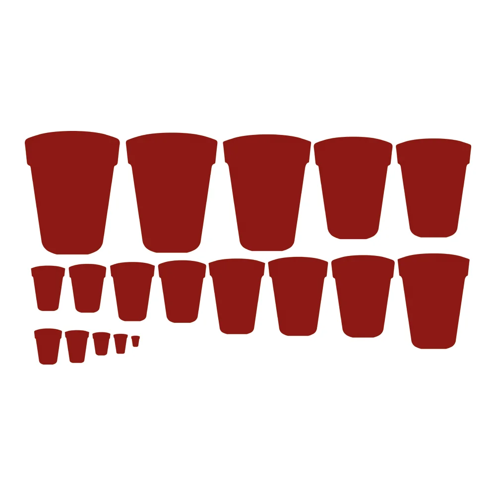 

New Dry Handmade Vase Mold Shape Metal Cutting Mold Template Diy Scrapbook Album Ornaments