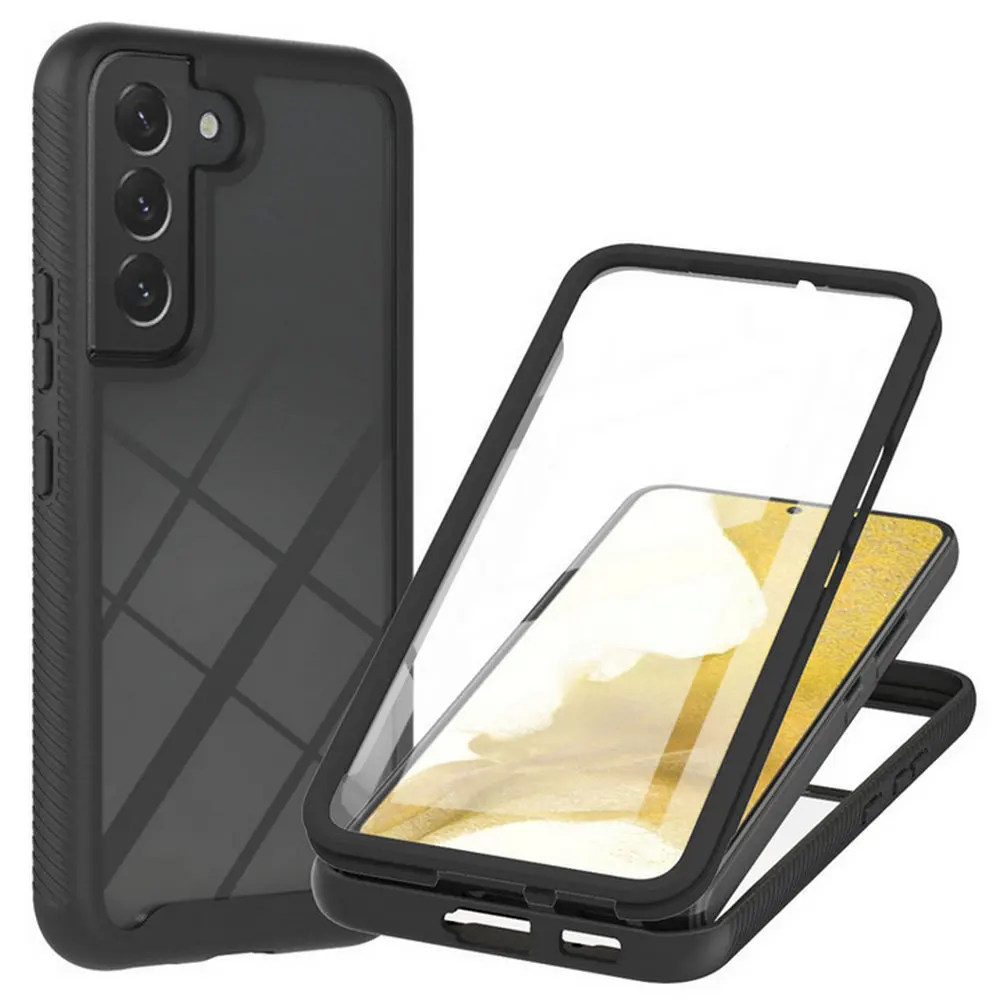 

For Samsung Galaxy S26 Ultra 5G Transparent Case 360 Protect Bumper PET Film Funda for Samsung S26 S25 Plus Case S25 Ultra Etui