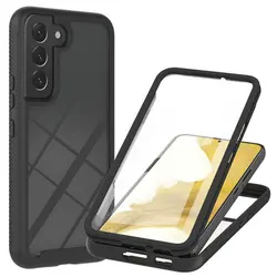 For Samsung Galaxy S26 Ultra 5G Transparent Case 360 Protect Bumper PET Film Funda for Samsung S26 S25 Plus Case S25 Ultra Etui