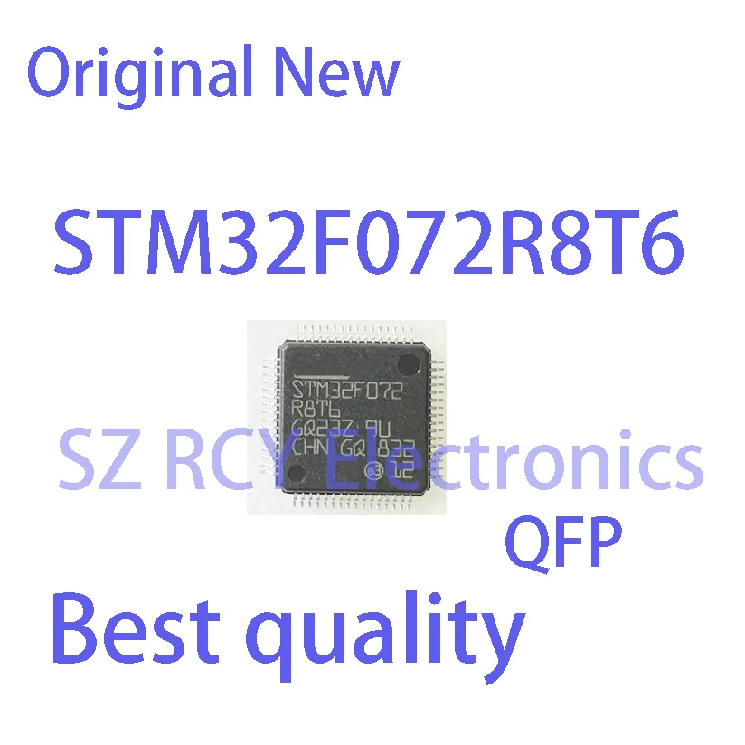 (2 PCS)NEW STM32F072R8T6 STM32F072RBT6 STM32F072V8T6 STM32F072VBT6 STM32F072C8T6 STM32F072CBT6 QFP Chipset