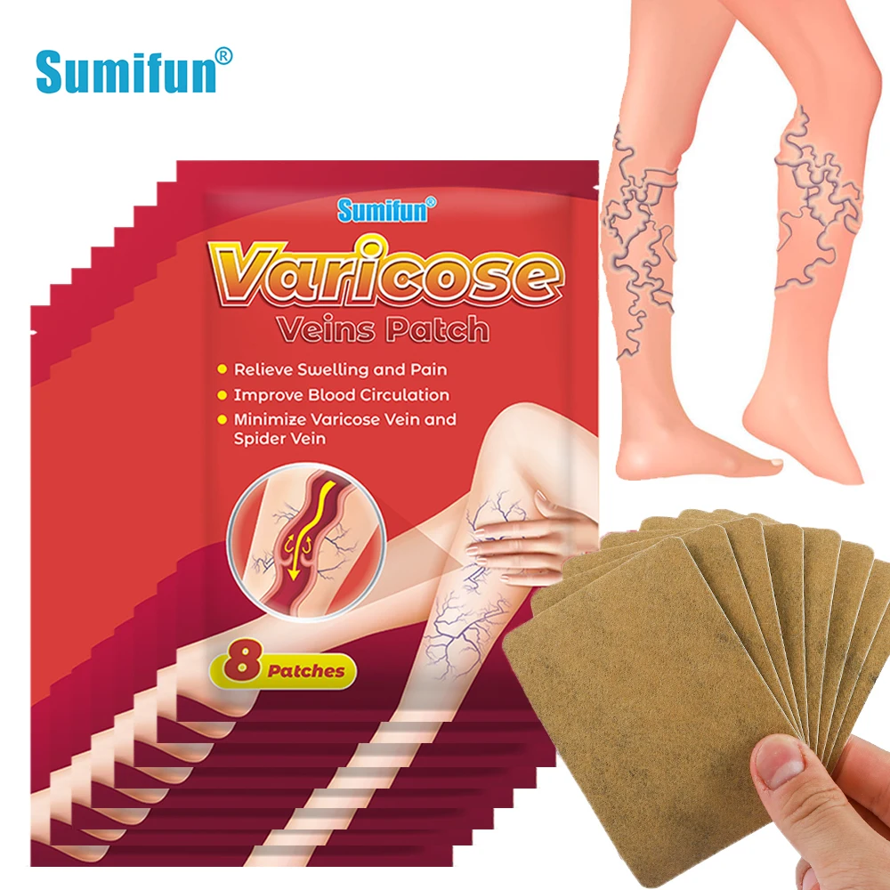 

8-40Pcs Varicose Veins Patch Vasculitis Treatment Skin Spider Leg Repair Medical Plaster Remove Blue Veins Chinese Medicine