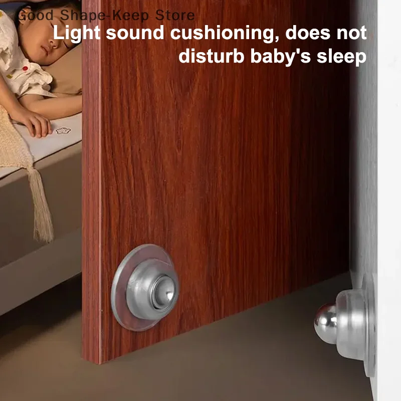 Tope de puerta magnético fuerte de silicona anticolisión tacto silencioso para Hotel hogar armario baño 1 Uds