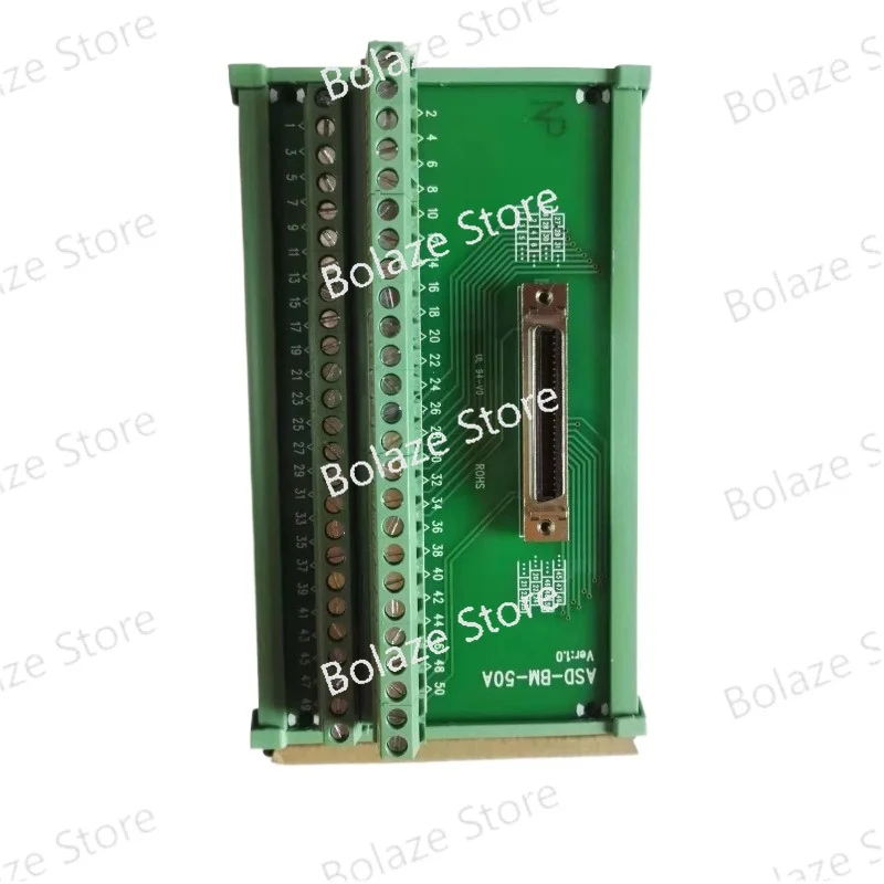 ASD-A2/A3/AB Servo Driver CN1 Signal Terminal Block+50 Core Extension Cable ASD-BM-50A