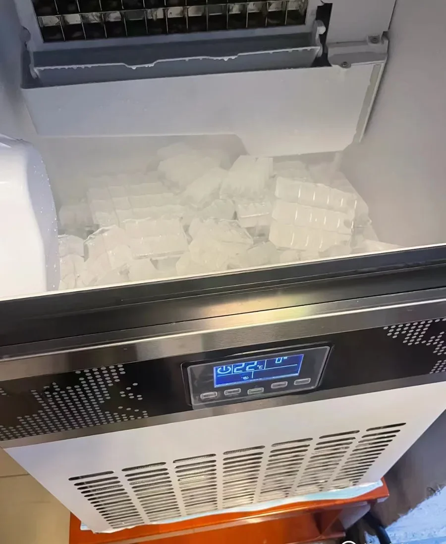 

Forice Cube Maker Stainless Steel Automatic 360W 120LBS Block Ce Making Machine Self Clean Ice Machine