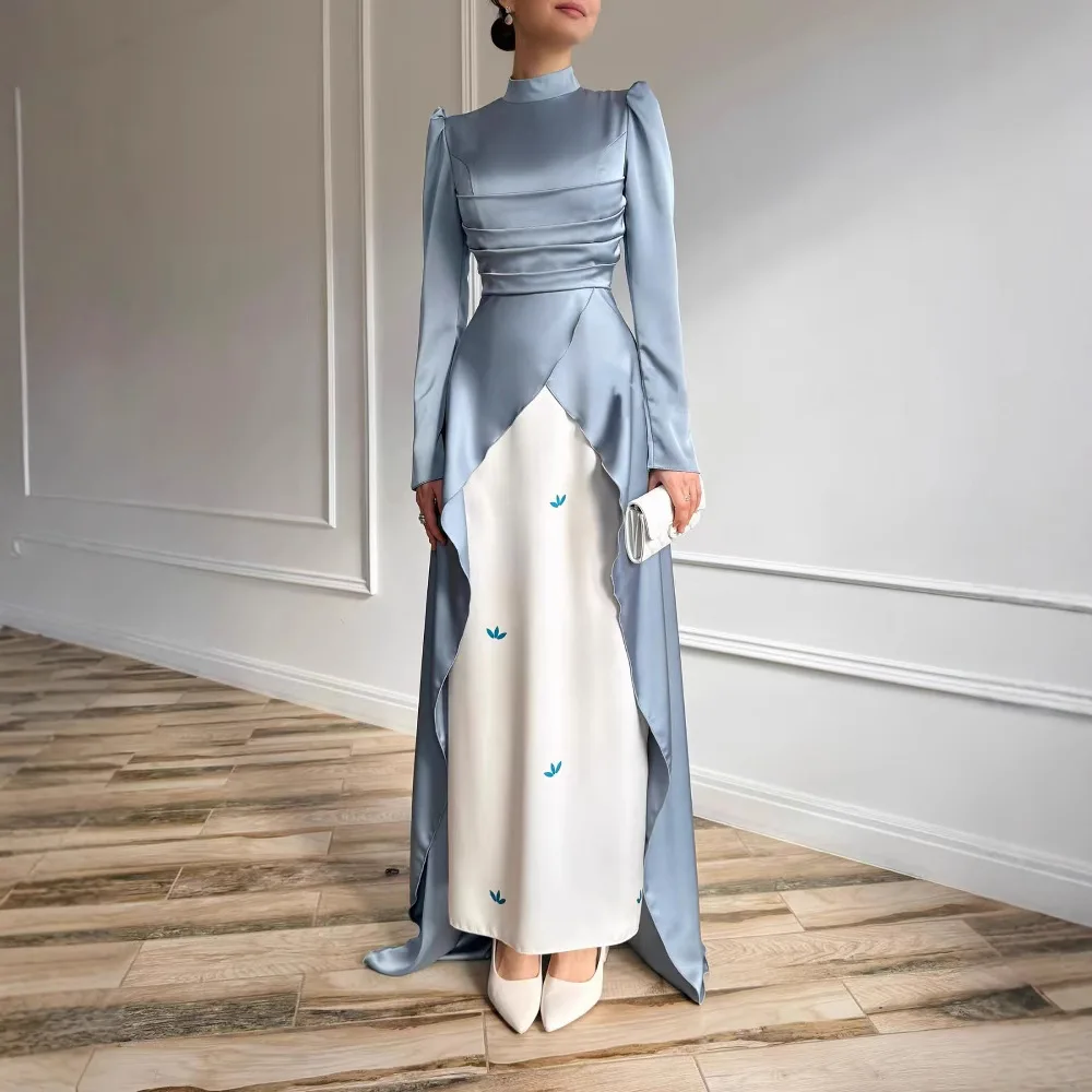Eid Women Dress Muslim Abaya Satin Vestidos Largos Party Caftan Jalabiya Ramadan Long Dresses Dubai Kaftan Arab Long Robe 2025